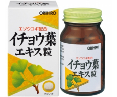 ORIHIRO Экстракт Гинкго билоба + Элеутерококк (240 гранул)