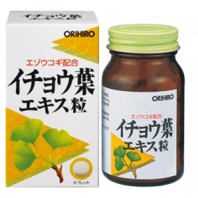 ORIHIRO Экстракт Гинкго билоба + Элеутерококк (240 гранул)