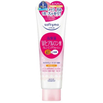 KOSE Cosmeport Softymo Очищающая пенка для умывания с гиалуроновой кислотой (Cleansing Foam Hyaluronic Acid) 190 г.