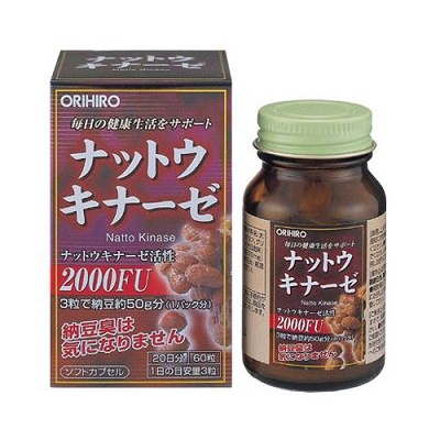 ORIHIRO Наттокиназа (Natto Kinase) 60 капсул