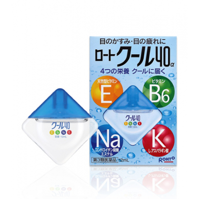 Rohto Cool 40α — витаминизированные и охлаждающие глазные капли